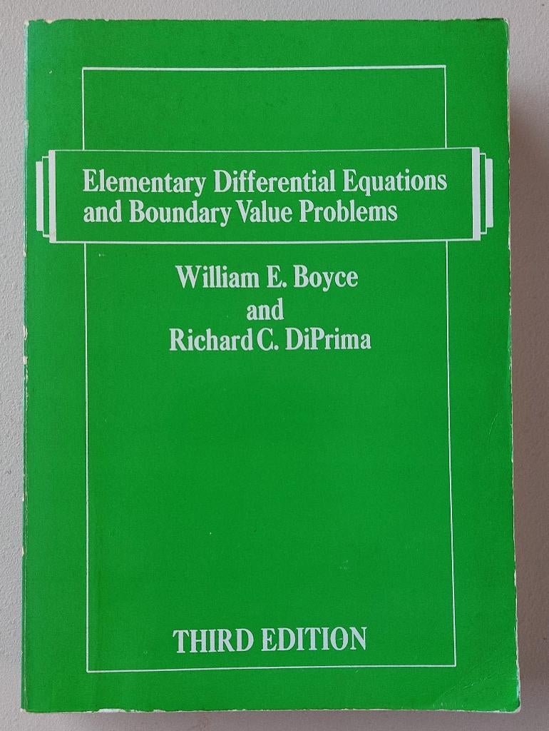 Elementary Differential Equations & Boundary Value Problems, Ophalen, Alpha, Gelezen