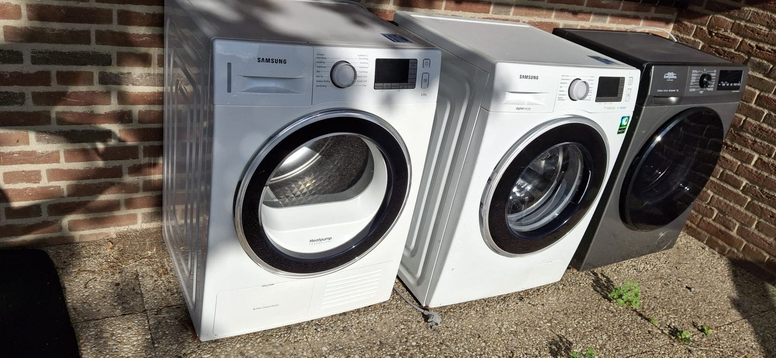 SNEL WEG! GRATIS Wasmachine bij combodeal Wasmachine+Droger, Ophalen, Zo goed als nieuw, 85 tot 90 cm, 1200 tot 1600 toeren
