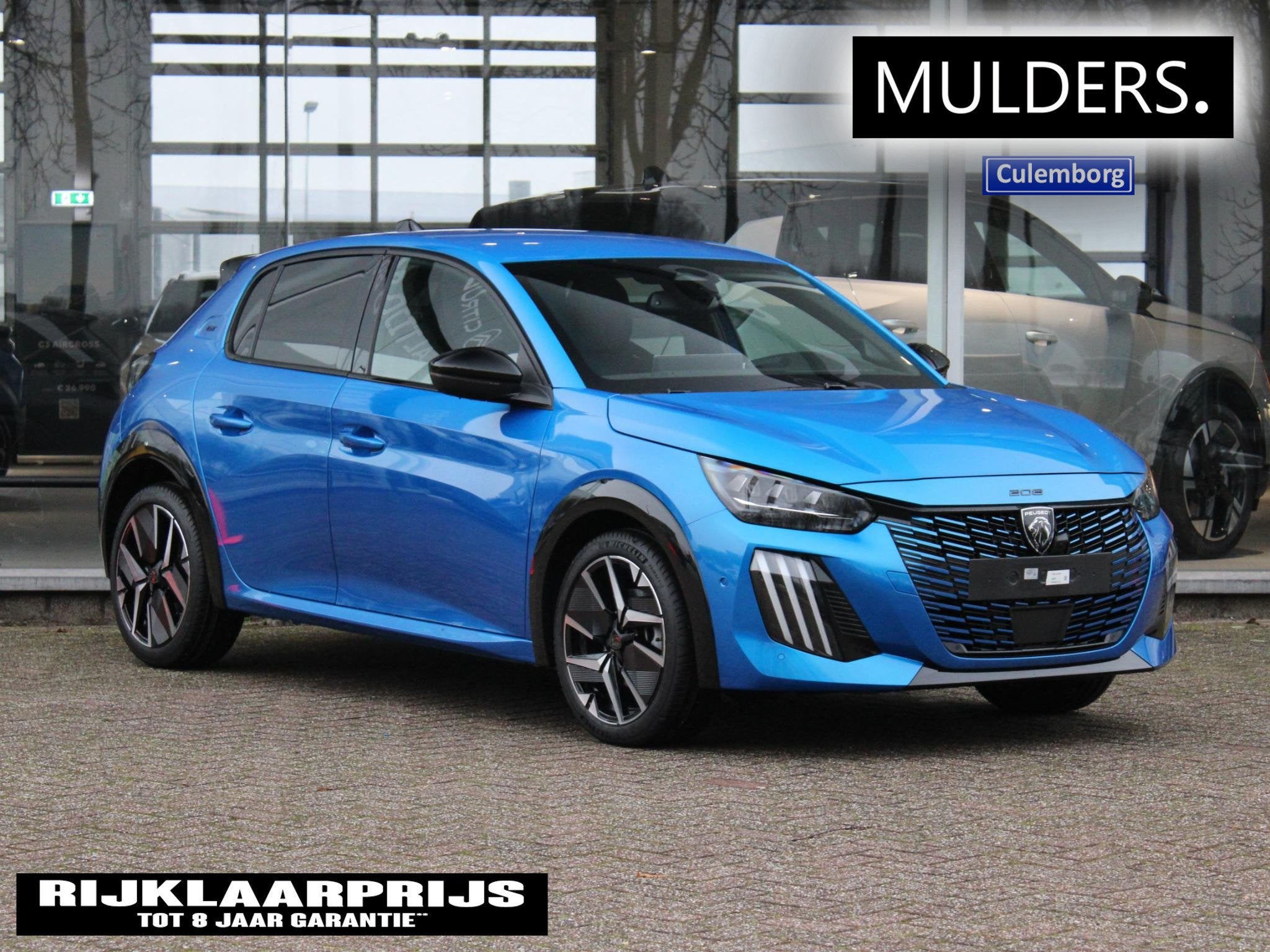Peugeot 208 1.2 Hybrid 110 e-DCS6 GT VOORRAAD KORTING, 12 maanden, 1203 kg, 1199 cc, Blauw