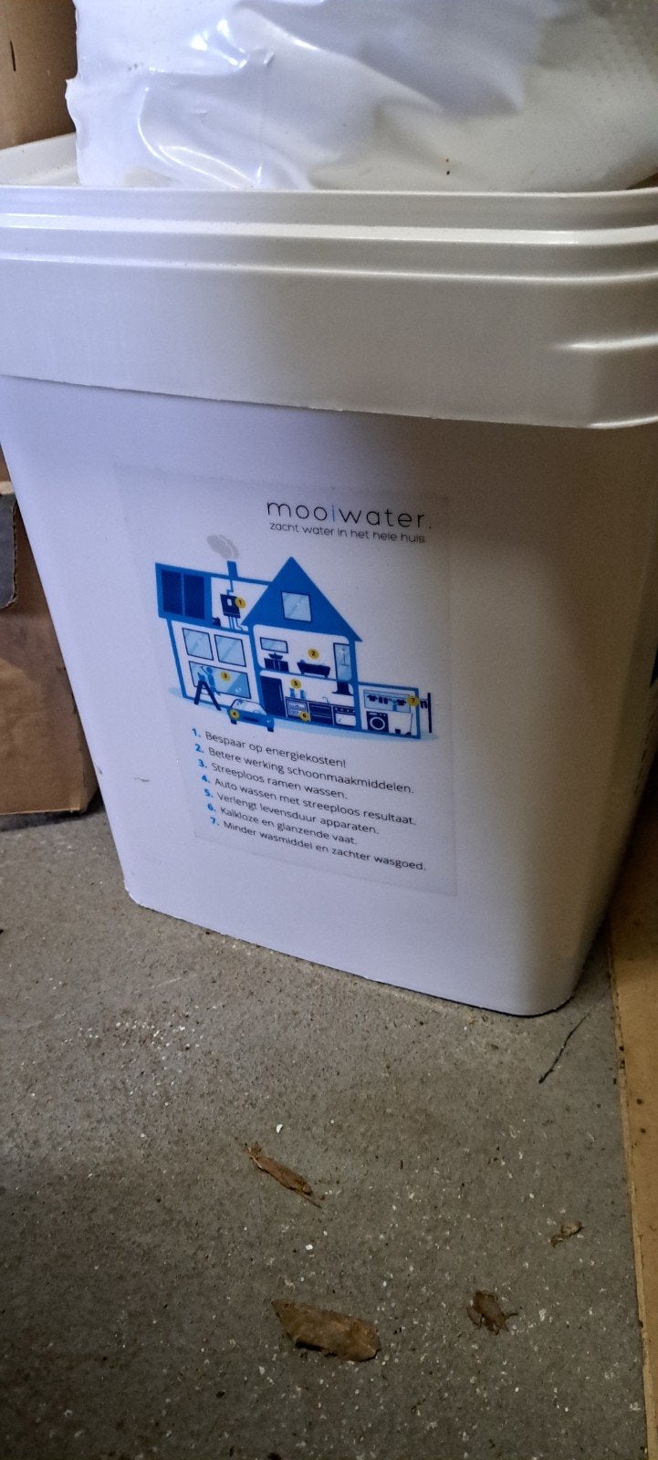 Mooiwater Zouttabletten voor Waterontharder, Huis en Inrichting, Schoonmaakartikelen, Ophalen