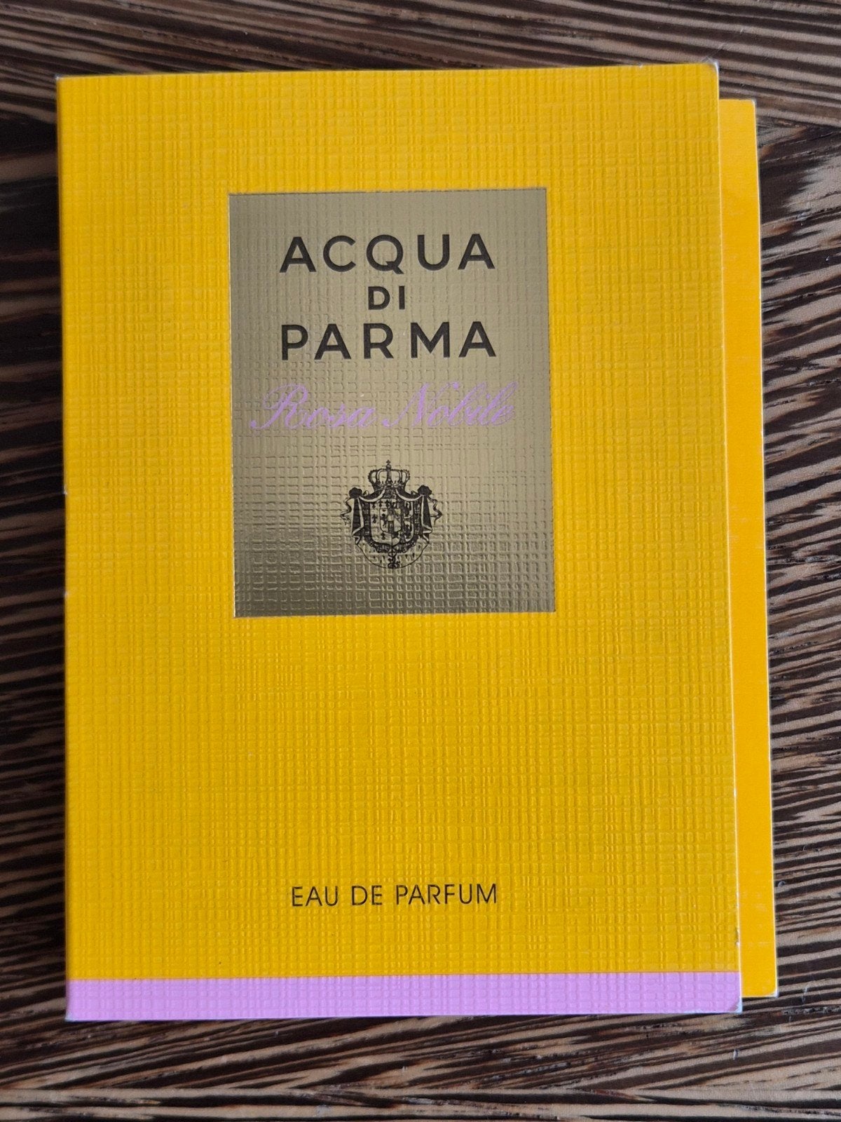 Acqua di Parma Rosa Nobile Eau de Parfum Sample 1.5ml, Verzenden, Nieuw