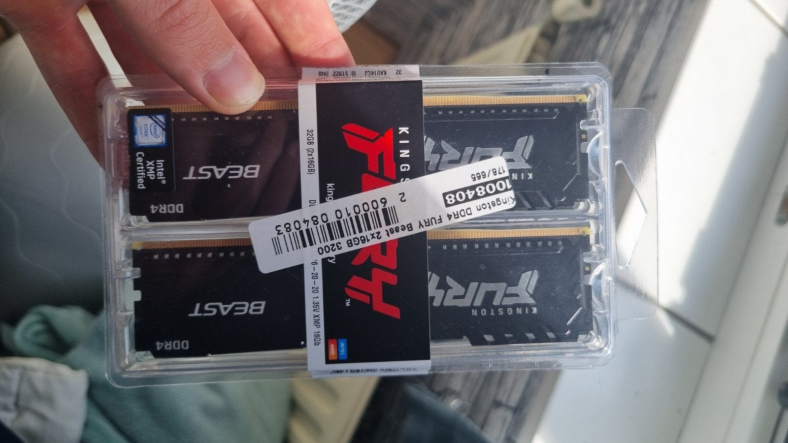 Kingston Fury Beast DDR4 32GB (2x16GB) 3200MHz RAM, Computers en Software, RAM geheugen, Nieuw, Server, 32 GB, DDR4, Ophalen of Verzenden