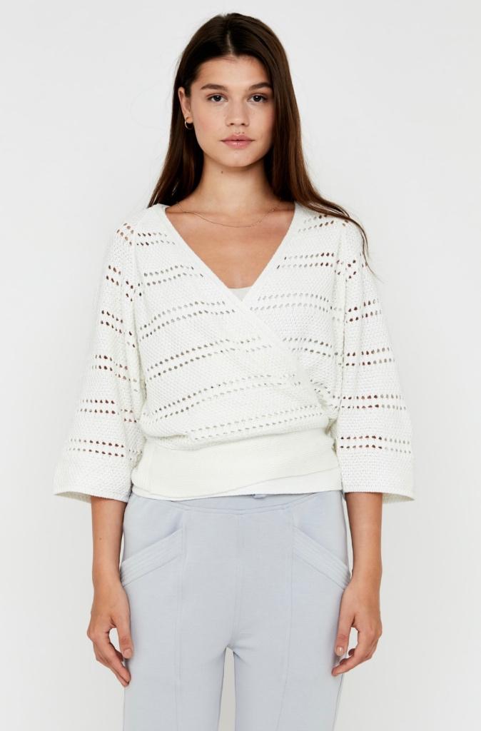MOSCOW MSCW Carlotta wikkelvest nieuwstaat mt M, Kleding | Dames, Maat 38/40 (M), Wit, Ophalen of Verzenden, Moscow