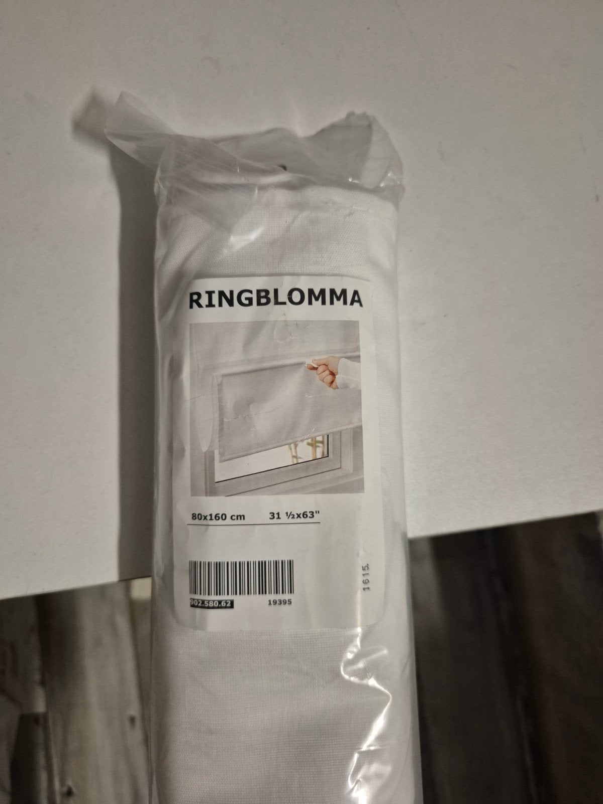 5x IKEA RINGBLOMMA Rolgordijn 80x160 cm, Huis en Inrichting, Wit, Nieuw, Ophalen of Verzenden, Rolgordijn