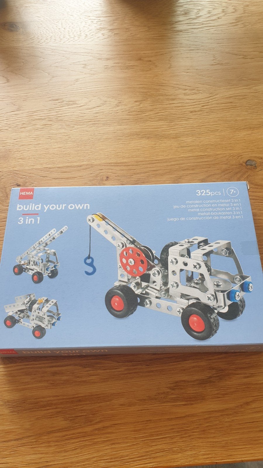 Hema Build Your Own 3-in-1 Metalen Constructieset, Verzenden, Nieuw
