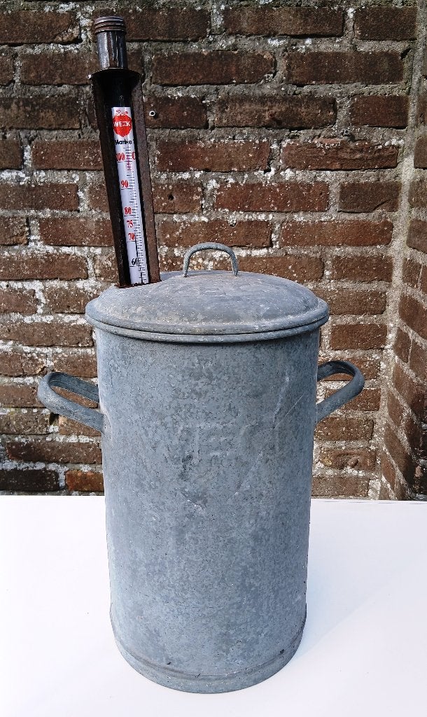 Vintage Weck wec ketel met thermometer, Antiek en Kunst, Ophalen