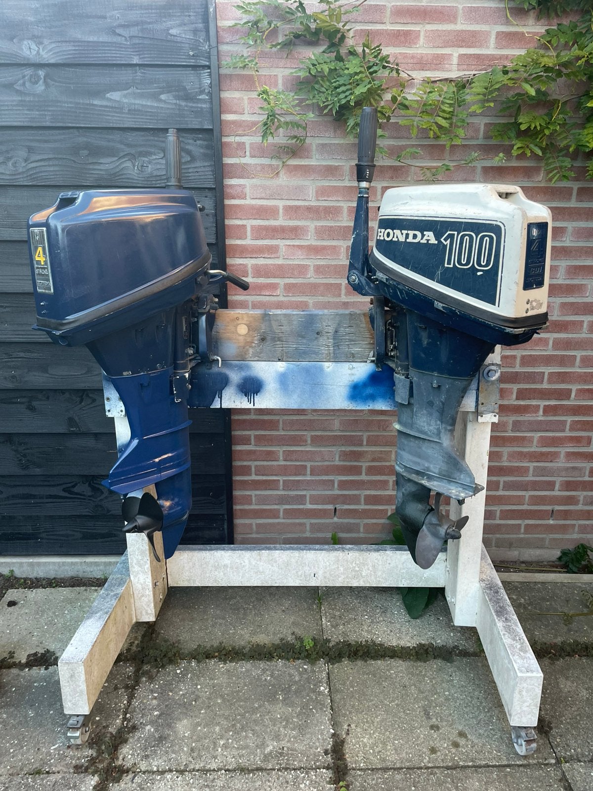 Honda 4-takt buitenboordmotor – BF75S & BF100, Ophalen, Zo goed als nieuw, Motor en Techniek, Zeilboot of Motorboot