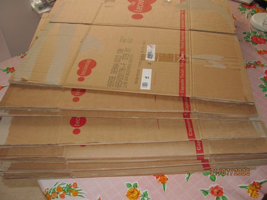 10 verhuisdozen VERHUISDOOS doos stevig karton vierkant IZGS, Ophalen, Opvouwbaar, Minder dan 50 cm, Minder dan 40 cm