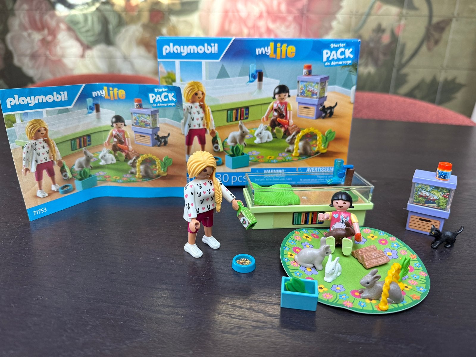 Playmobil 71753 konijnenfamilie met doos en boekje compleet, Kinderen en Baby's, Ophalen of Verzenden, Zo goed als nieuw, Complete set