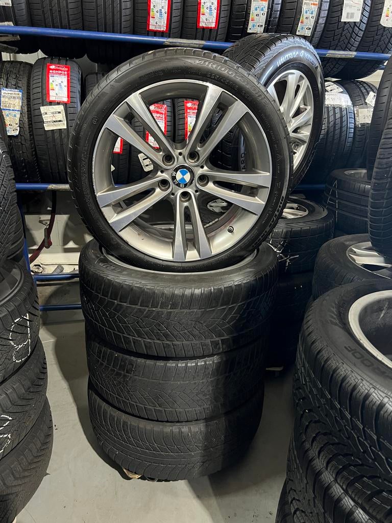 Originele BMW velgen 18 inch met Bridgestone RunFlat banden, Ophalen, 18 inch, Gebruikt, Banden en Velgen