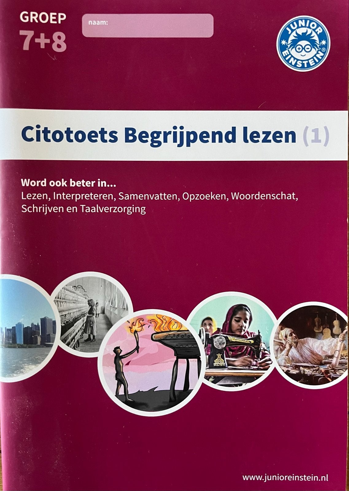 Citotoets Begrijpend Lezen Groep 7/8 Junior Einstein, Ophalen of Verzenden, Alpha, Zo goed als nieuw, Overige niveaus