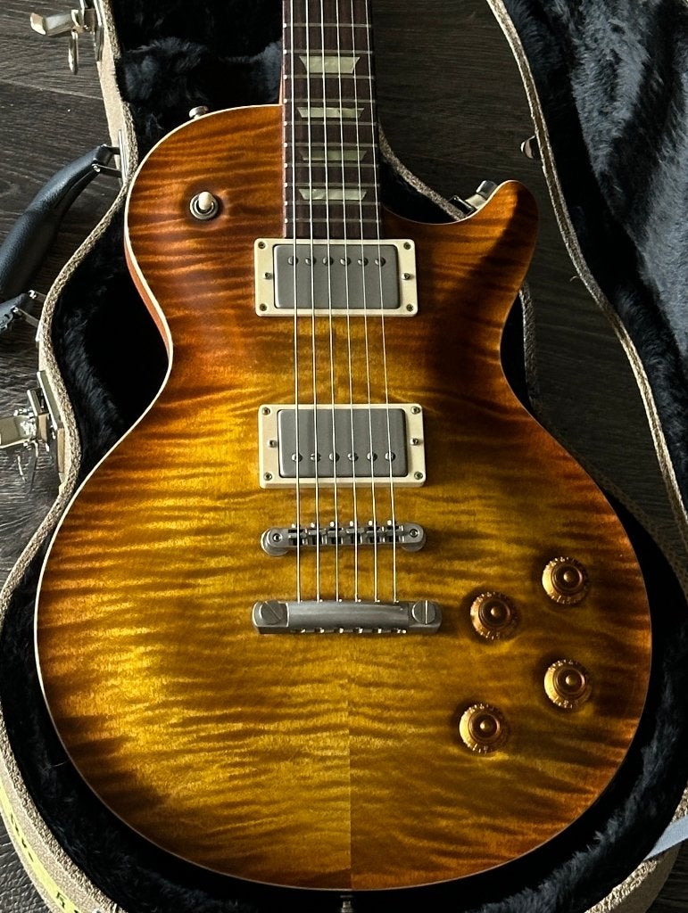 2026 Nik Huber Orca Spanish Cedar/Flamed Maple COA & Case, Muziek en Instrumenten, Ophalen of Verzenden, Gebruikt, Solid body