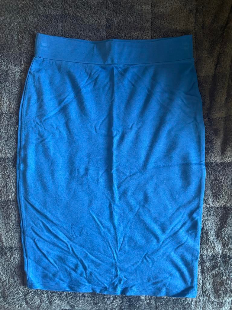 Blauwe Amisu rok, maat M, Maat 38/40 (M), Blauw, Ophalen of Verzenden, Zo goed als nieuw