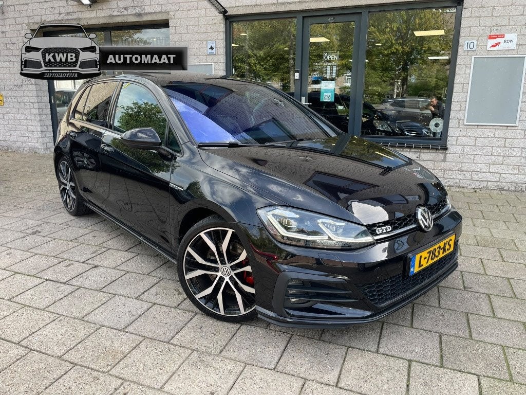 Volkswagen Golf 2.0 TDI GTD Leer Panoramadak Dynaudio Faceli, Auto's, Automaat, Gebruikt, Euro 6, Zwart