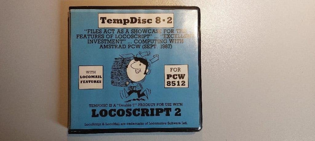 Voor Amstrad PCW 8512 computer: TempDisc 8.2 op 3" diskette., Computers en Software, Ophalen of Verzenden, Amstrad/Schneider