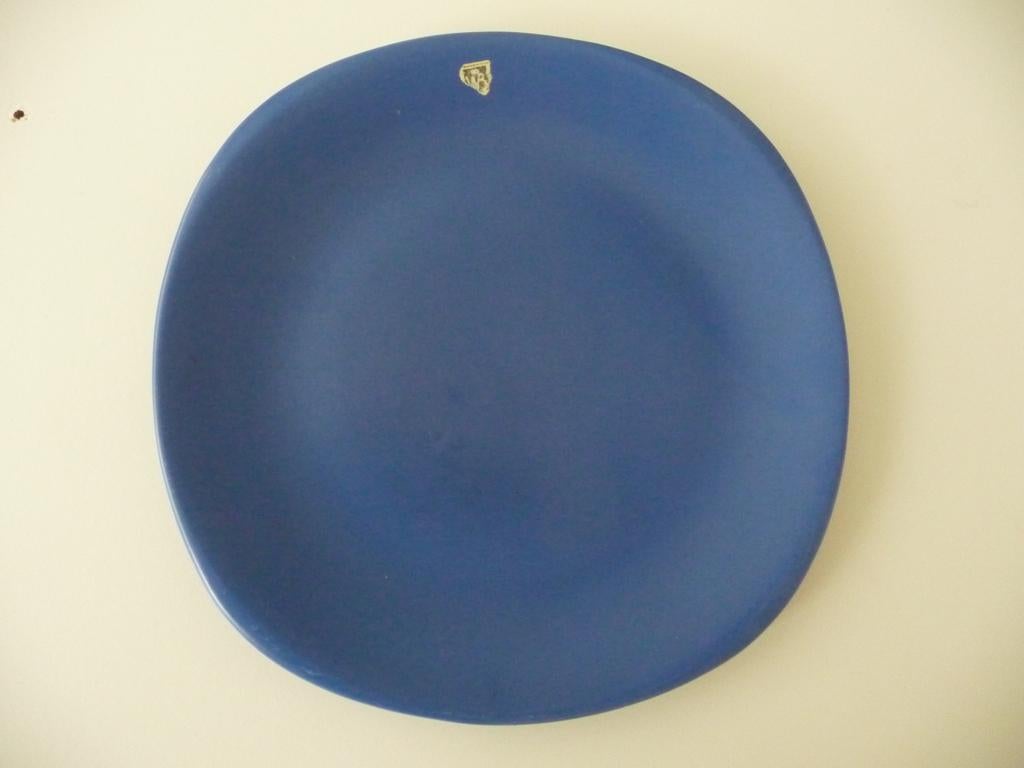 GEBAKSCHAAL pastel blauw REGINA Gouda, 50-jaren (R), Ophalen of Verzenden