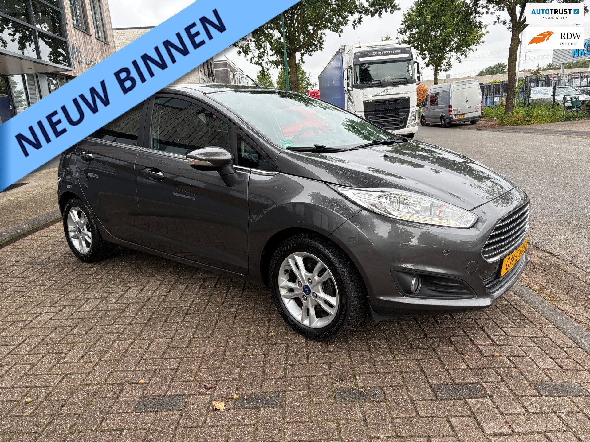 Ford Fiesta 1.0 EcoBoost Titanium uit 2017, Voorwielaandrijving, Dealer onderhouden, Gebruikt, Zwart