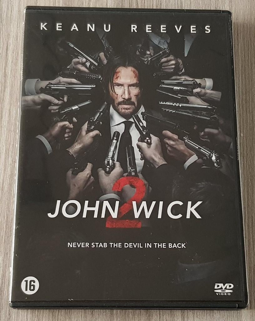 DVD John Wick 2, Cd's en Dvd's, Vanaf 16 jaar, Ophalen of Verzenden, Zo goed als nieuw, Actiethriller