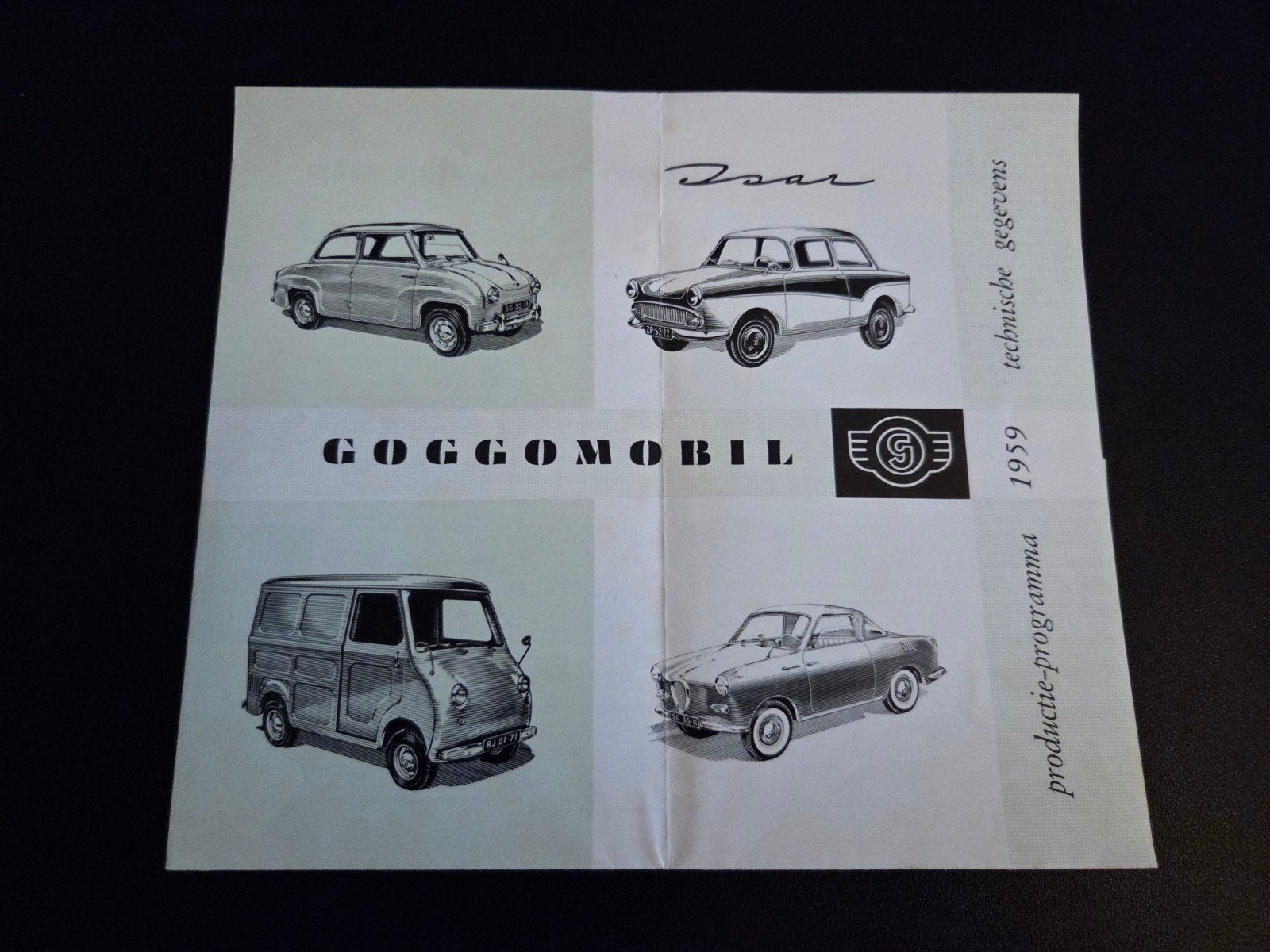 Brochure Goggomobil & Isar 1959, Ophalen of Verzenden, Zo goed als nieuw, Overige merken
