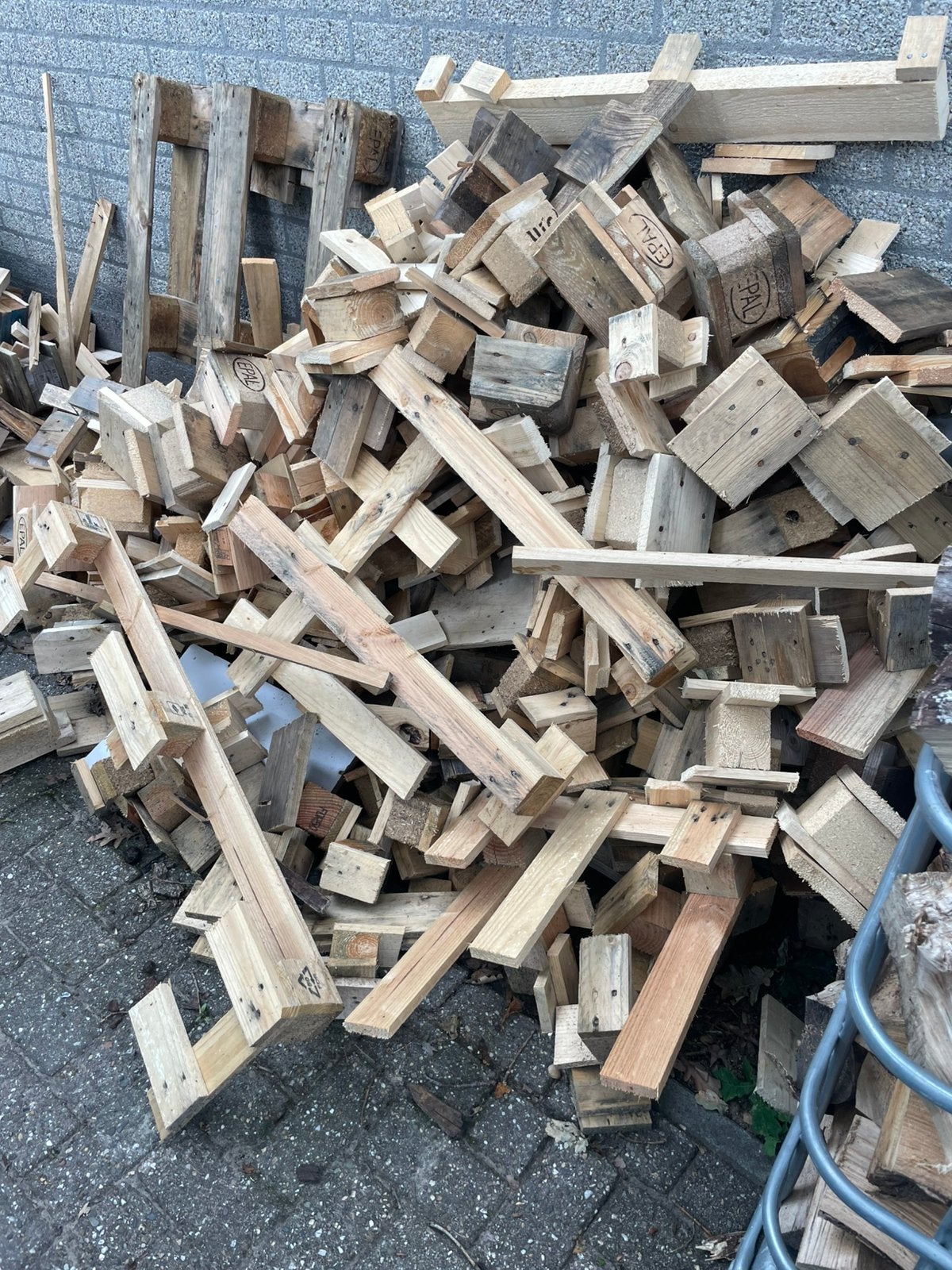 Hout klossen kampvuur vuurkorf brandhout, Minder dan 3 m³, Ophalen of Verzenden