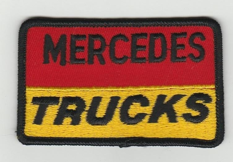 Stoffen patch Mercedes Trucks, Verzenden, Zo goed als nieuw, Auto's
