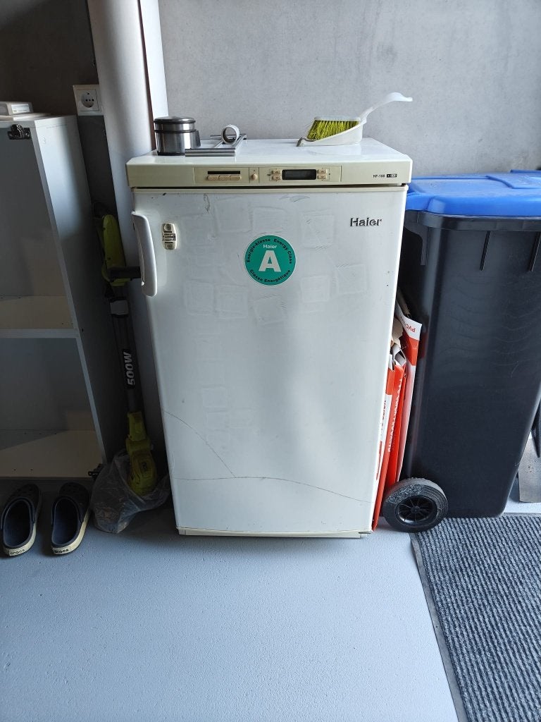 Haier vriezer HF-188, 132 liter, Witgoed en Apparatuur, Vriezers en Diepvrieskisten, Gebruikt, 120 tot 140 cm, Minder dan 60 cm