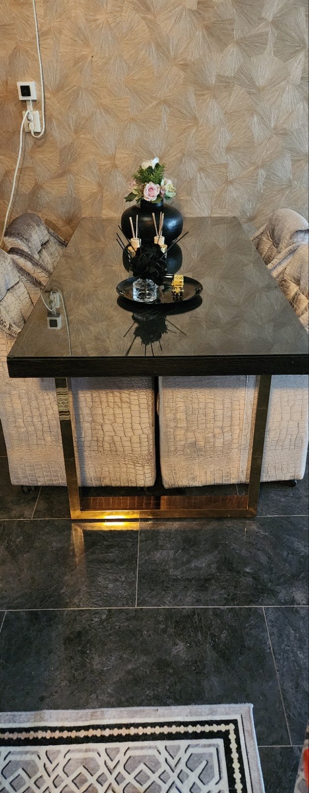 Gezocht Richmond Blackbone Salontafel 140x80cm, Ophalen, Gebruikt, 100 tot 150 cm, 50 tot 100 cm