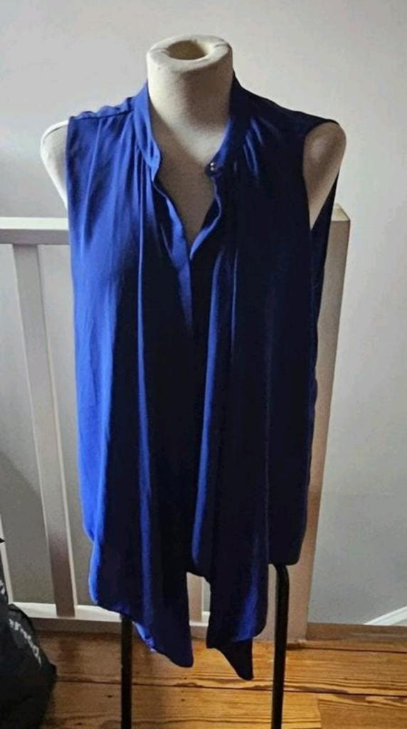 Mooi blauw blouse, Kleding | Dames, Blouses en Tunieken, Ophalen of Verzenden, Zo goed als nieuw, Maat 38/40 (M), Blauw