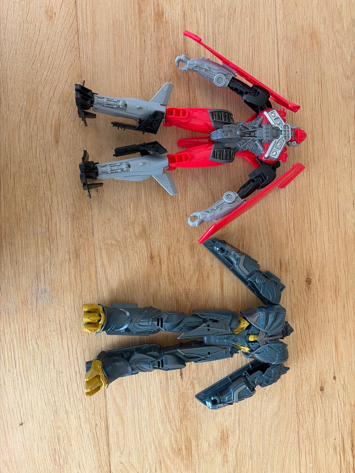 Transformers speelgoed - Rood en Grijs, Kinderen en Baby's, Ophalen, Gebruikt