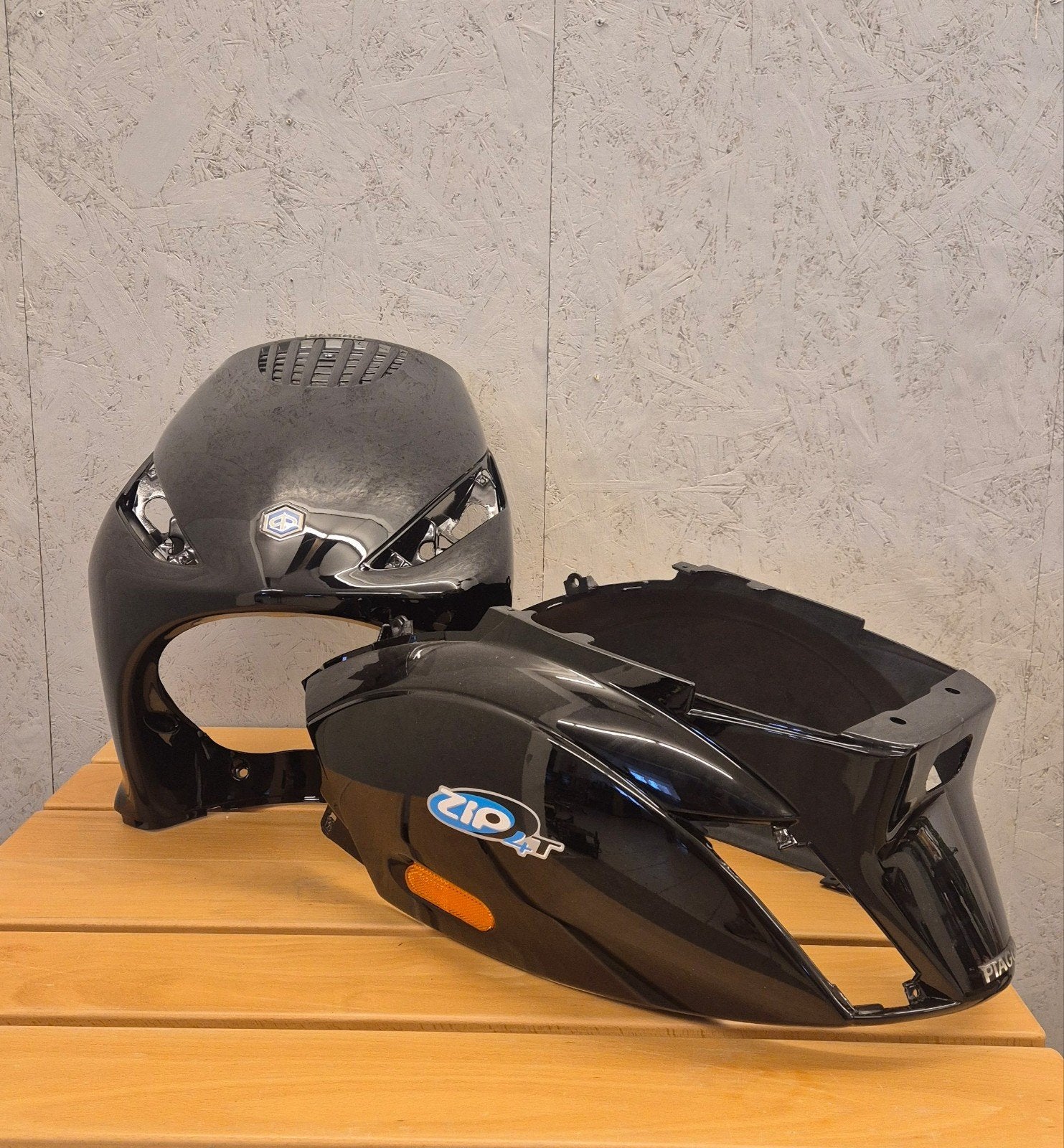Piaggio Zip SP Kappen Set - Glanzend Zwart, Ophalen, Piaggio, Gebruikt, Kap