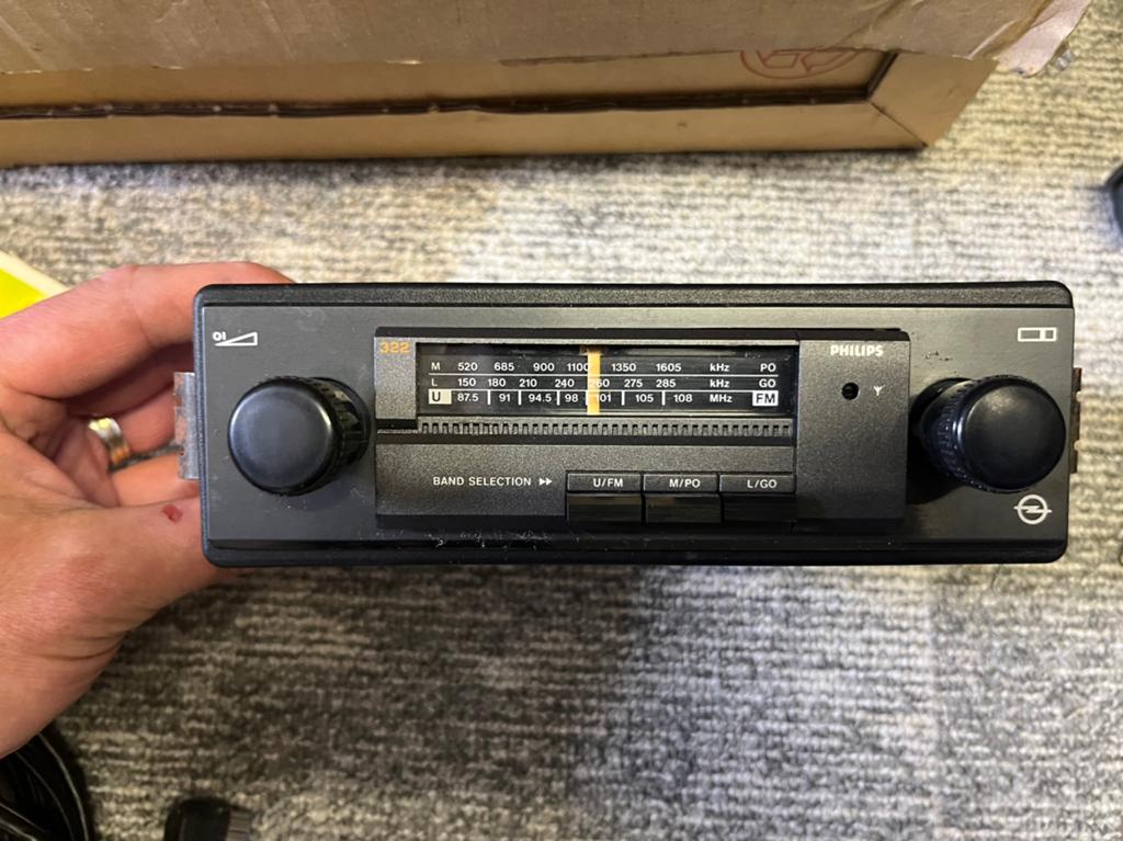 Opel autoradio opel Kadett E origineel, Verzenden, Gebruikt
