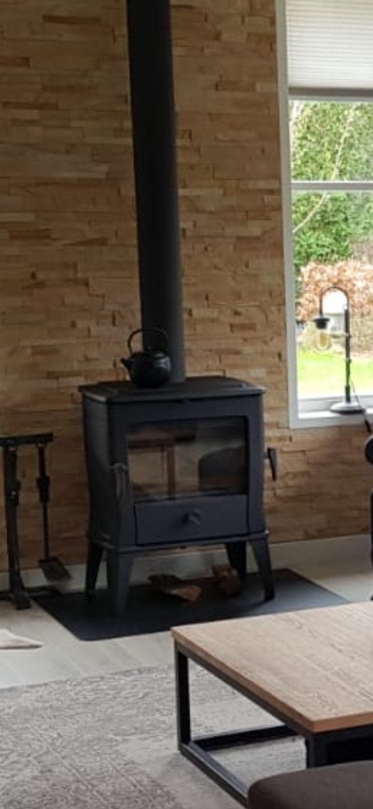 Houtkachel Selecta Maxim 9 kW, Huis en Inrichting, Ophalen, Zo goed als nieuw, Hout, Houtkachel