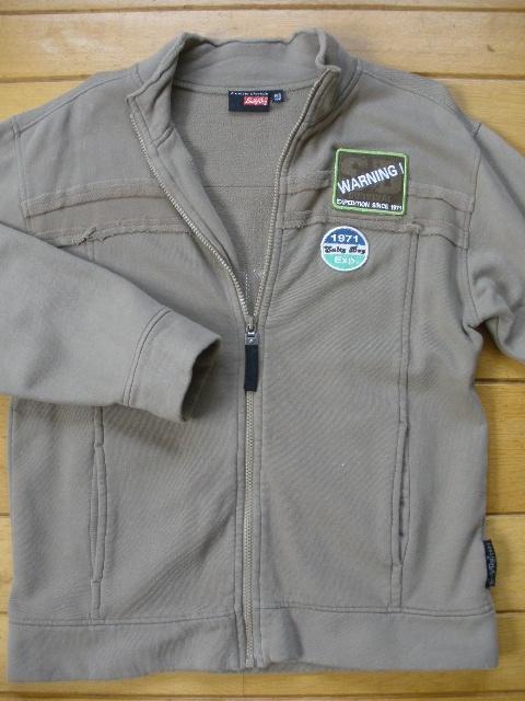 SALTY DOG sweat vest kaki maat 146 - 152, Trui of Vest, Ophalen of Verzenden, Zo goed als nieuw, Salty Dog
