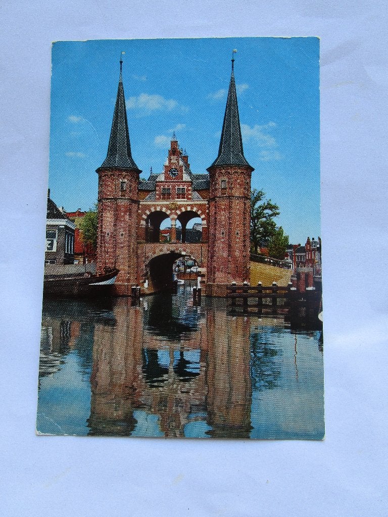 Ansichtkaart Sneek - Waterpoort uitgave Muva, Verzamelen, Verzenden, 1960 tot 1980, Gelopen, Friesland