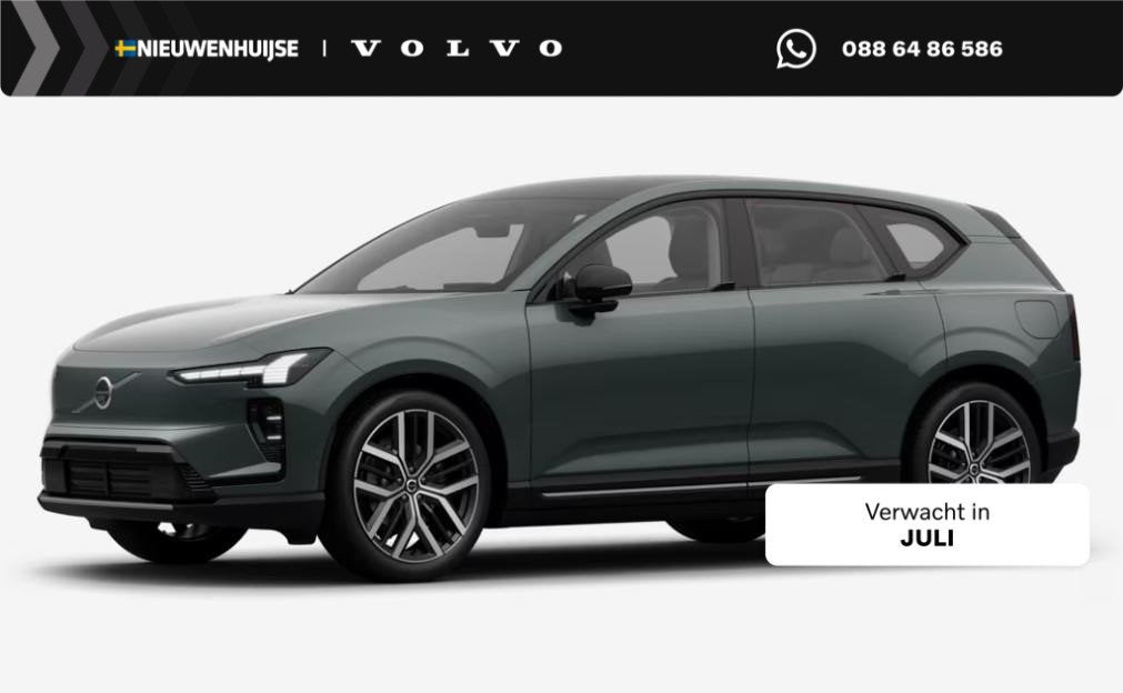Volvo EX60 P10 AWD Ultra 95 kWh | Wordt verwacht | Bowers &, Automaat, 12 maanden, 270 min, SUV of Terreinwagen