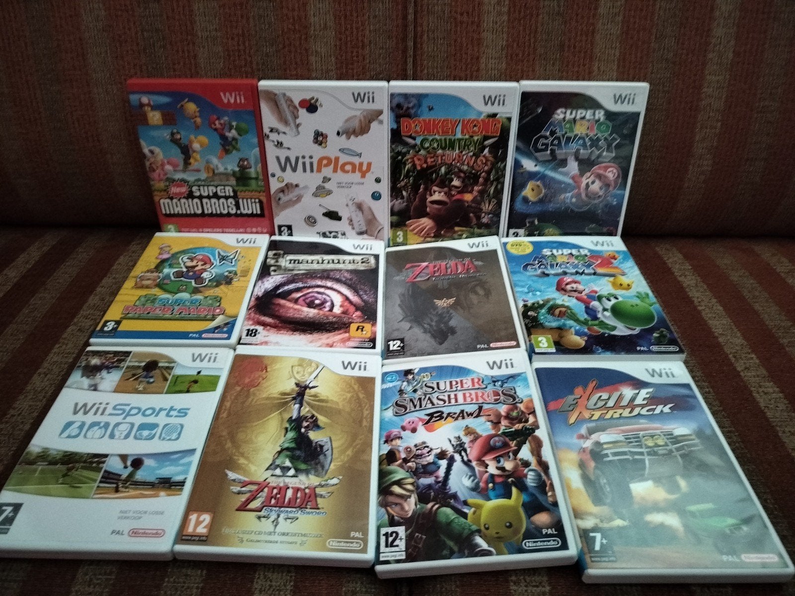 Grote collectie Wii games, Gebruikt, Vanaf 18 jaar, Overige genres, Ophalen of Verzenden