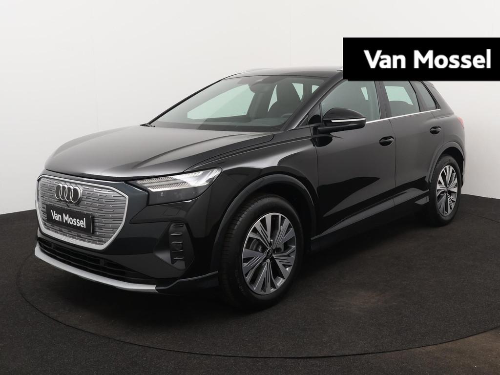Audi Q4 e-tron 40 Advanced Edition 77 kWh 204 PK | Demo | Au, Auto's, Automaat, 12 maanden, Zwart, Zwart