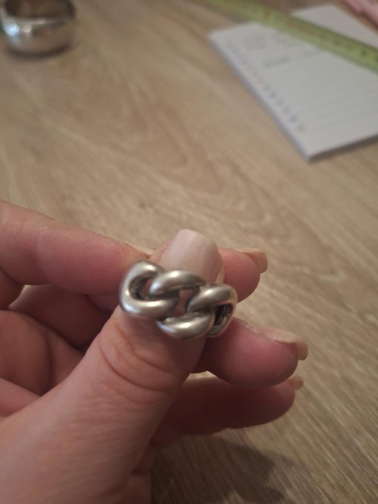 Ti sento ring, Ophalen of Verzenden, Zo goed als nieuw, 17 tot 18, Dame