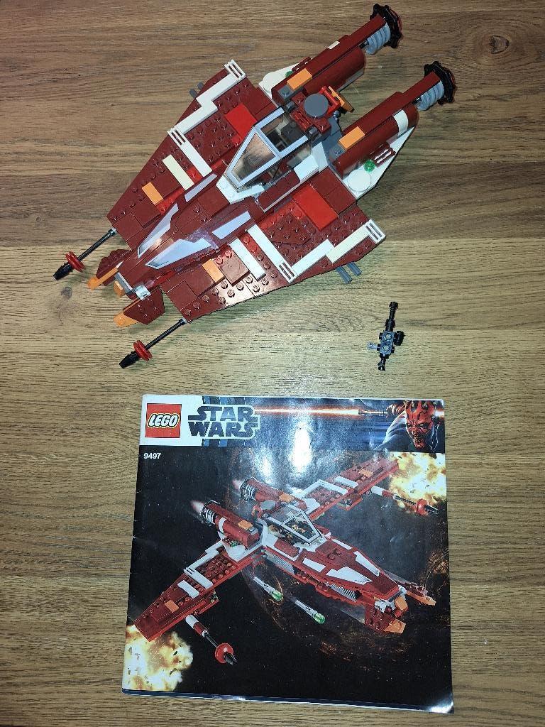 Lego Star Wars 9497 Republik Striker-class Starfighter, Gebruikt, Star Wars, Lego, Ophalen of Verzenden