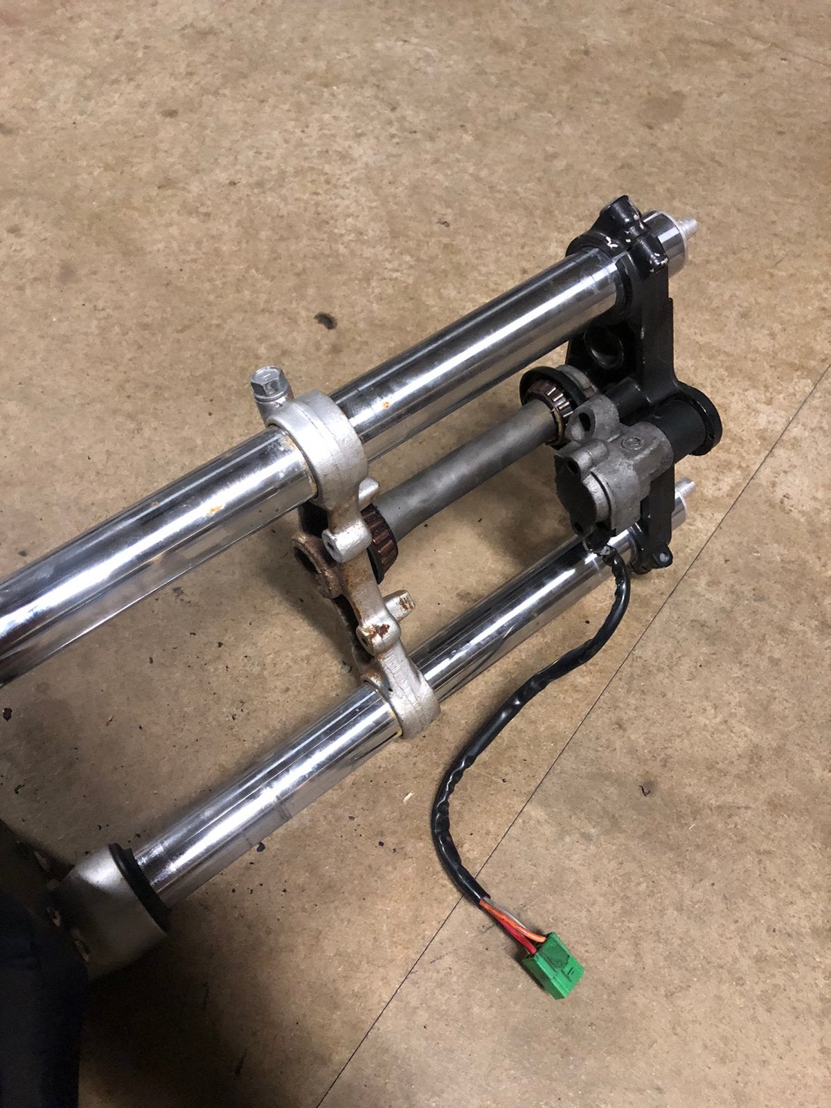 Suzuki GS 500 E 1989-2003 Voorvork met balhoofd en spatbord, Motoren, Gebruikt, ., Ophalen of Verzenden, .
