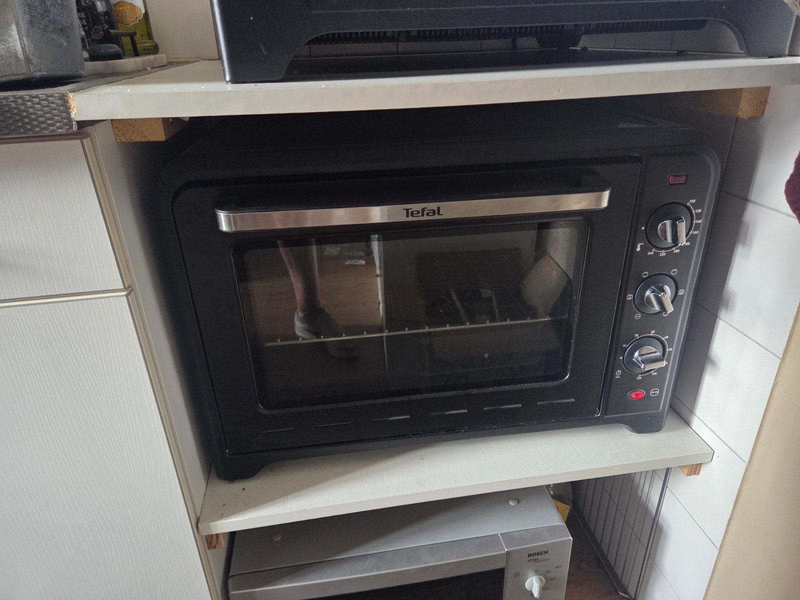 Tefal Mini-oven - Compacte en veelzijdige oven, Witgoed en Apparatuur, Ovens, Ophalen, Minder dan 45 cm, Gebruikt, Minder dan 45 cm