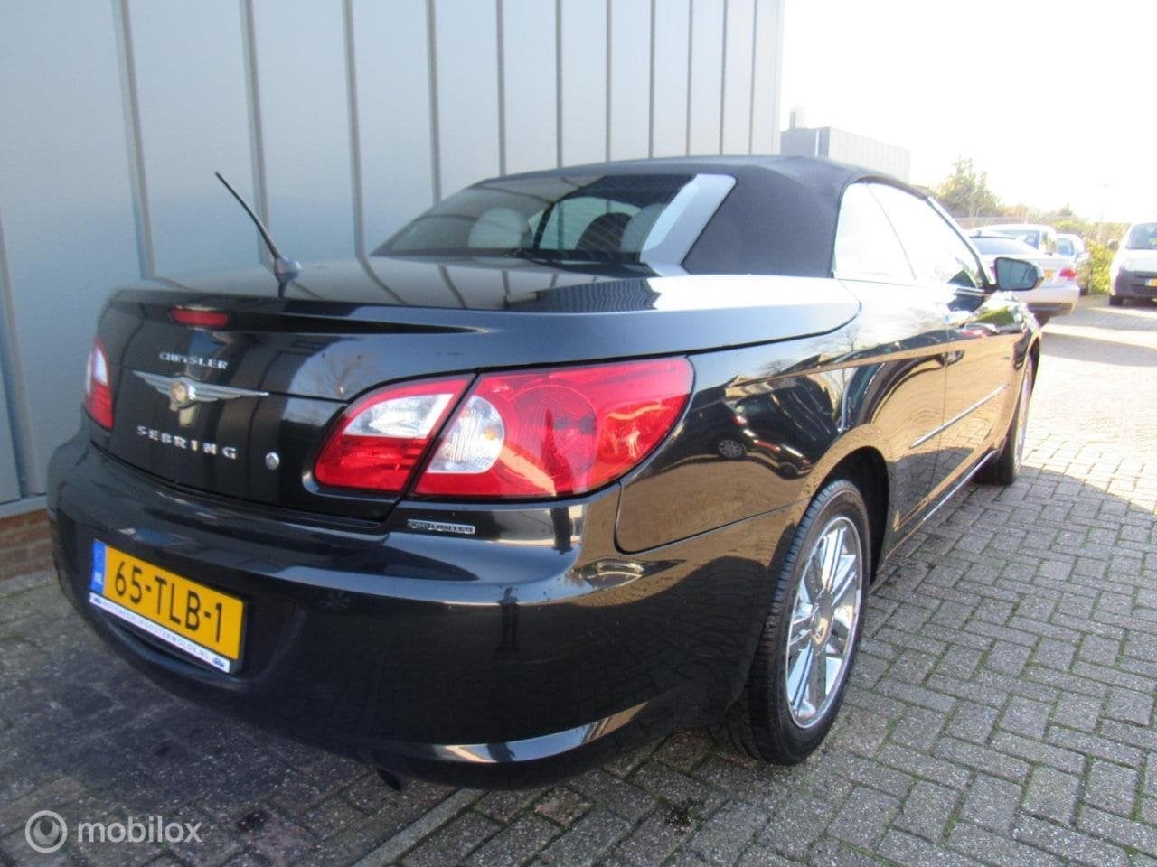 Chrysler Sebring Cabrio 2.0 CRD Limited Airco - Cruise - Led, Auto's, Chrysler, Voorwielaandrijving, Cabriolet, Zwart, Leder