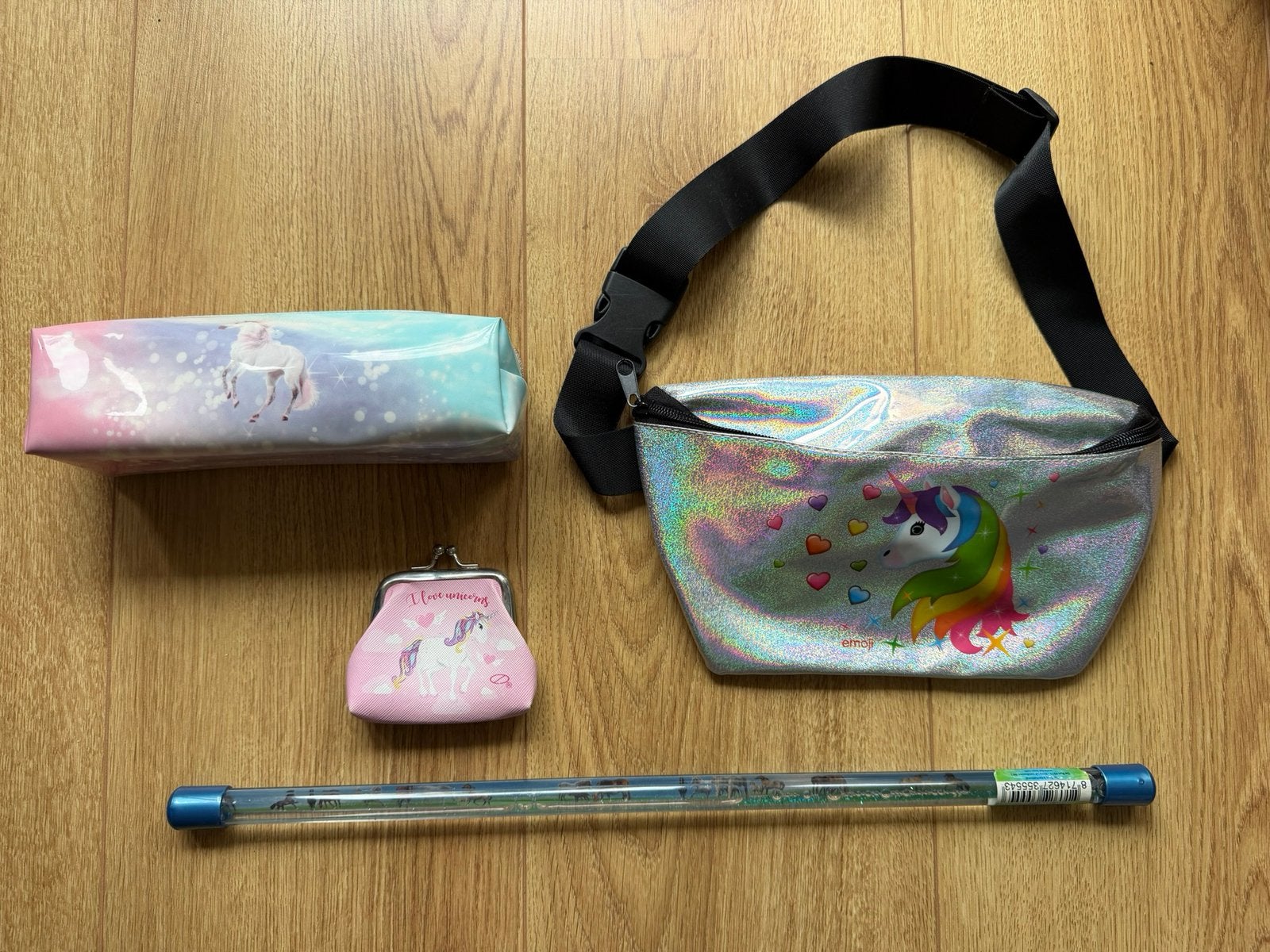 Eenhoorn, Unicorn, accessoires set, Ophalen of Verzenden, Zo goed als nieuw