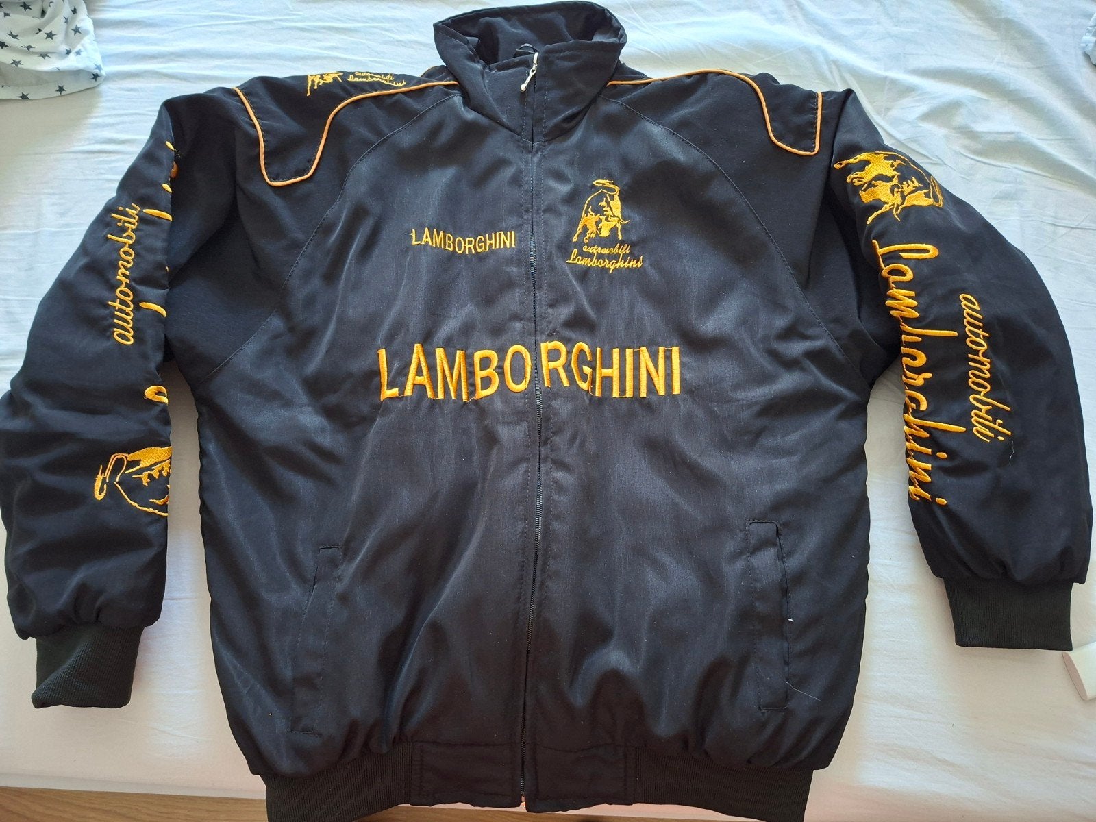 Winterjas heren, Maat 52/54 (L), Lamborghini, Zwart, Nieuw