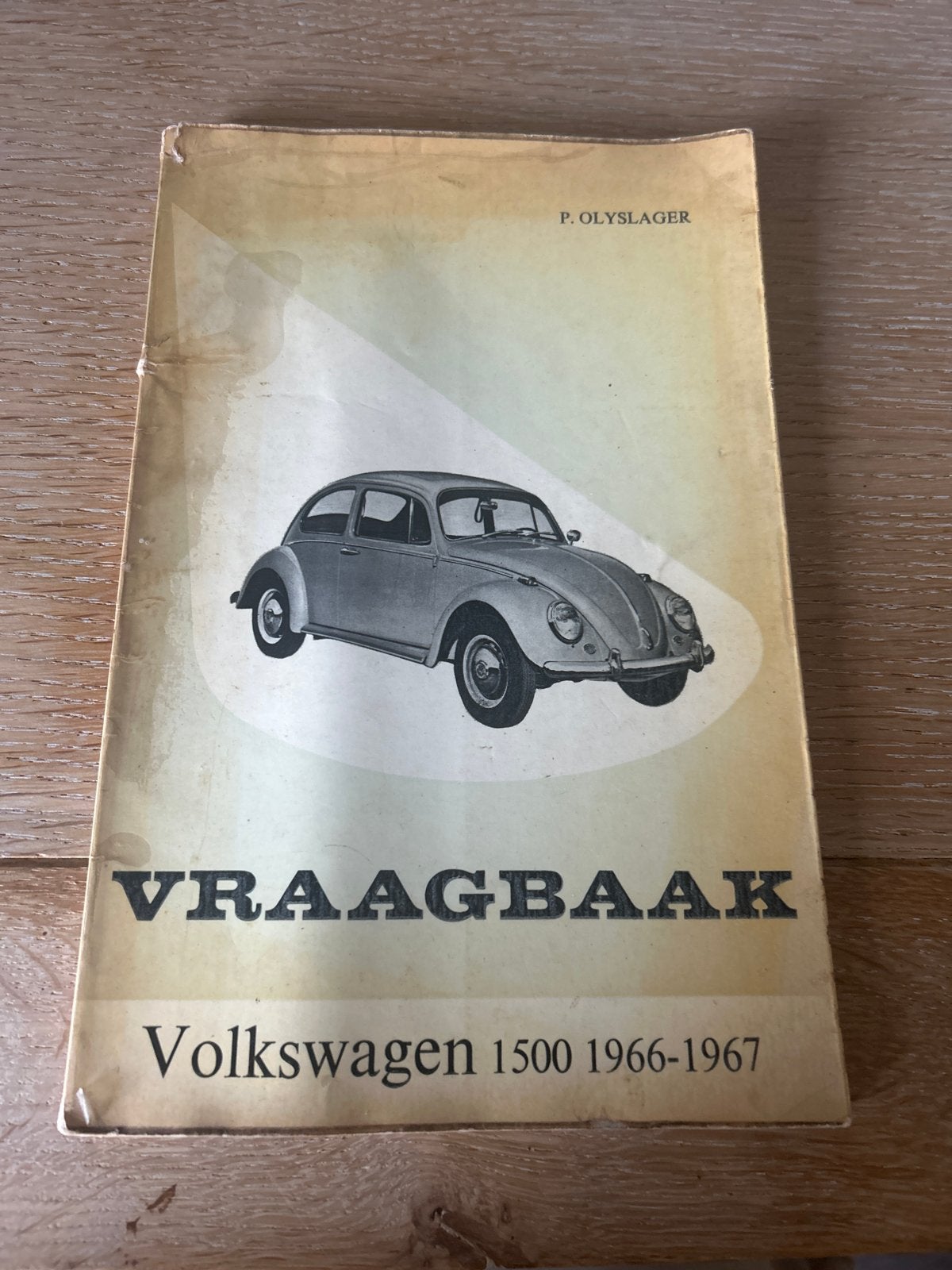 Vraagbaak Volkswagen 1500 1966-1967 P. Olyslager, Ophalen of Verzenden, Gelezen, Volkswagen