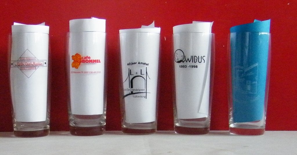 Amstel Bier Glazen -12-, Verzamelen, Biermerken, Ophalen, Zo goed als nieuw, Glas of Glazen, Amstel