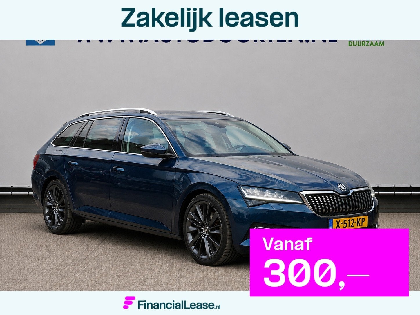 Skoda Superb Combi 2.0 TDI DSG Laurin Klement|Leder|Massage|, Gebruikt, 4 cilinders, Blauw, Leder
