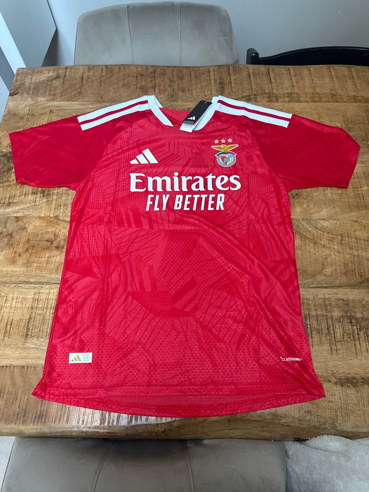 Adidas SL Benfica Thuisshirt - Maat L, Ophalen of Verzenden, Nieuw, Maat 48/50 (M), Rood
