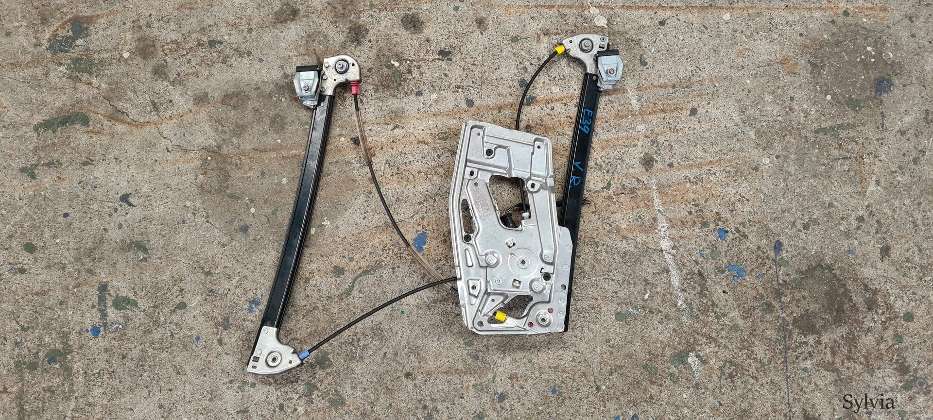 Raammechanisme rechts voor BMW 5 serie E39 8236860, Gebruikt, -, -, Ophalen of Verzenden