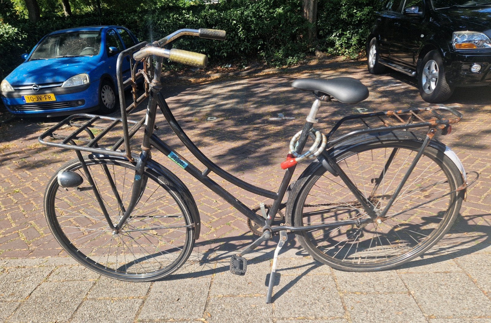 dames fiets 28 inch, Terugtraprem, Gebruikt, Versnellingen, Ophalen